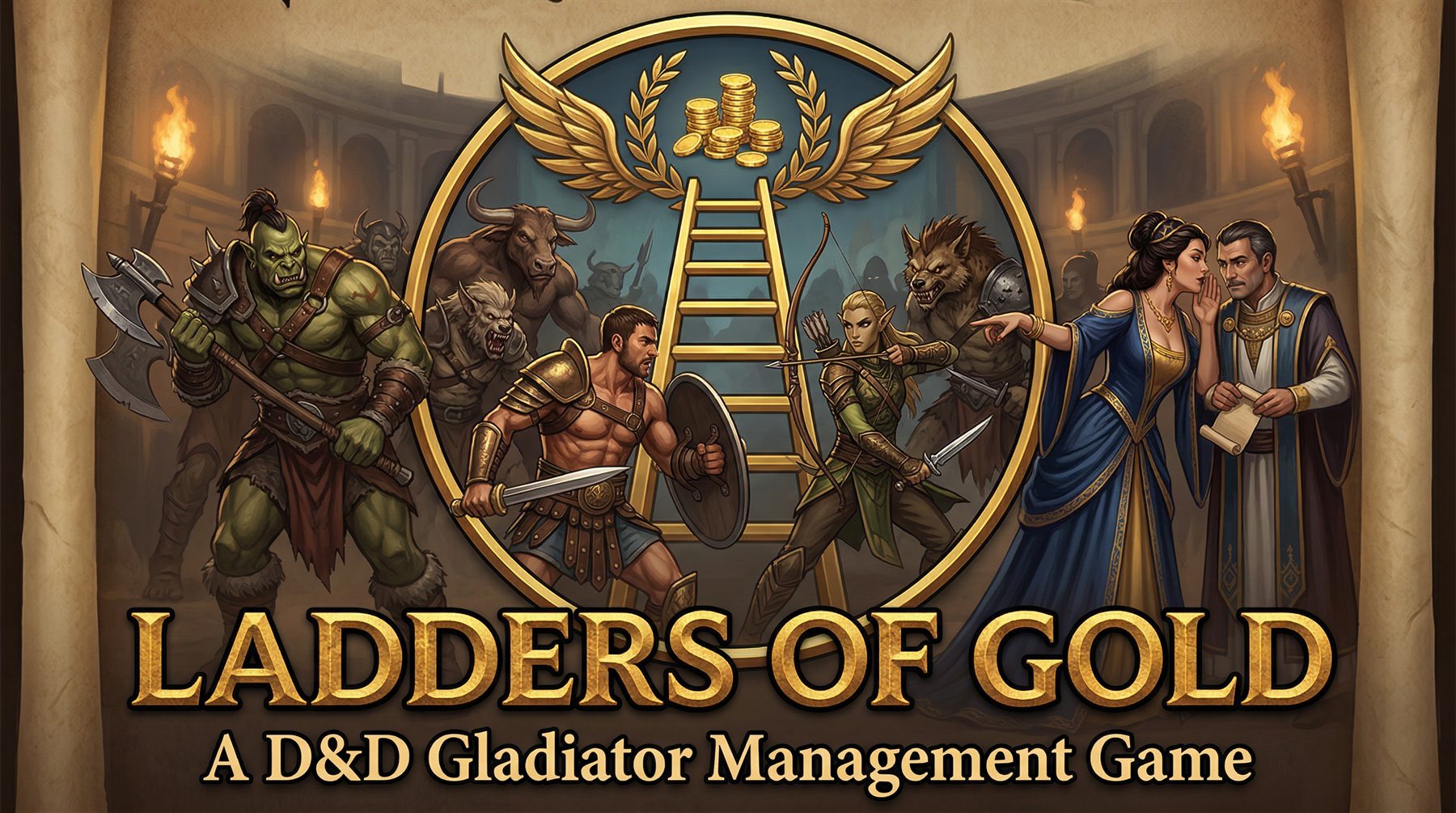 Ladders of Gold banner art
